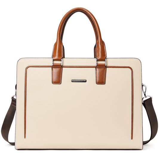 Carol Designer Briefcase For Women — Italian Leather