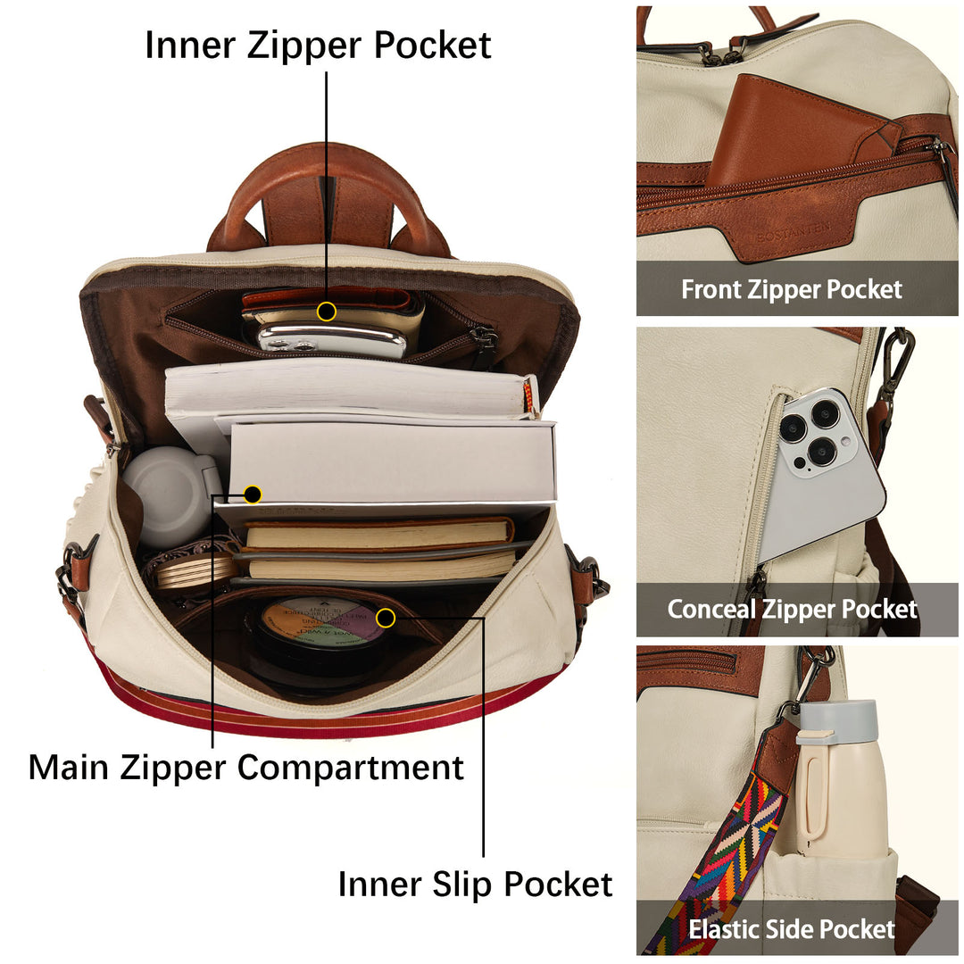 Nombongo Waterproof Backpack with Convertible Strap