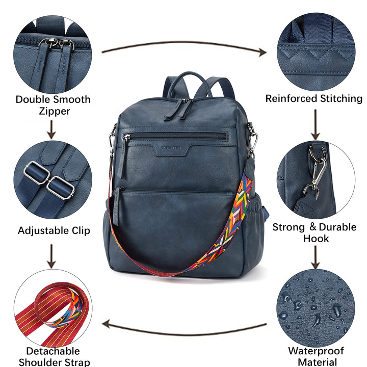 Nombongo Waterproof Backpack with Convertible Strap