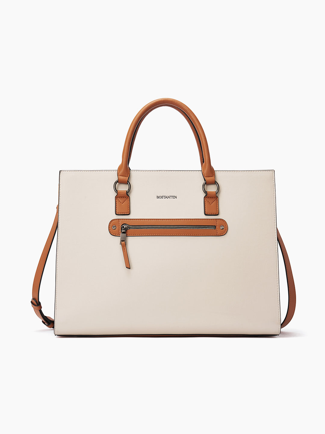 Mizuki Luxury Women Briefcase 16'' Leather Work Tote Bag