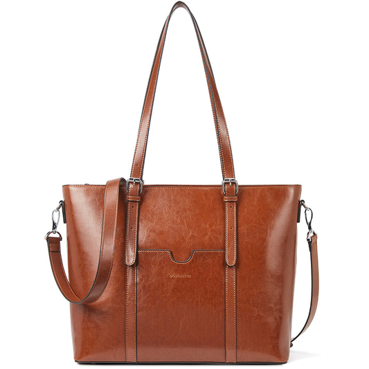 Carol Women Briefcase — Vintage Tote - BOSTANTEN