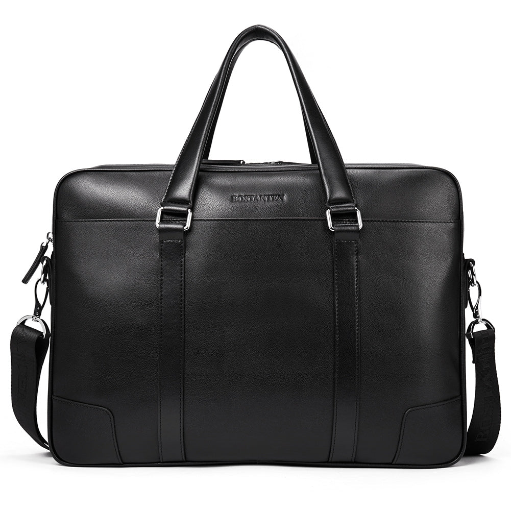 Leather Laptop Bags Business Work Bag BOSTANTEN Leather Laptop