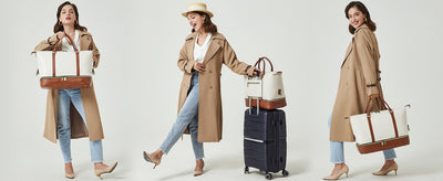 Women's Leather Weekend Travel Bag -The Travel Bag You've Been Looking For