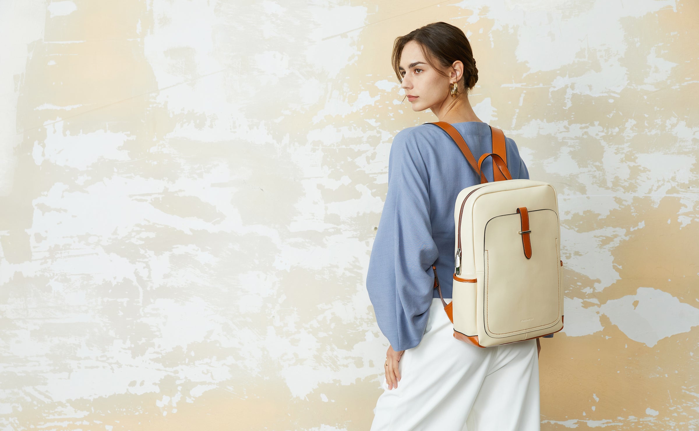 backpack purse for travel Eco-Friendly Mini Chic Sustainable Rucksack The Mini Della is a chic SUSU Sutton Small Pebbled Leather
