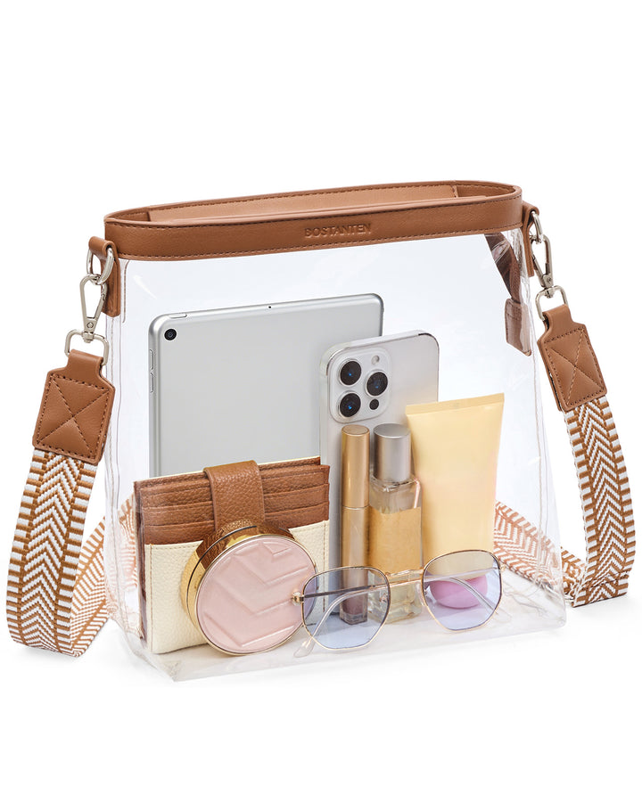 Clear Stadium Crossbody Shoulder Bag — Concert & Festival Approved