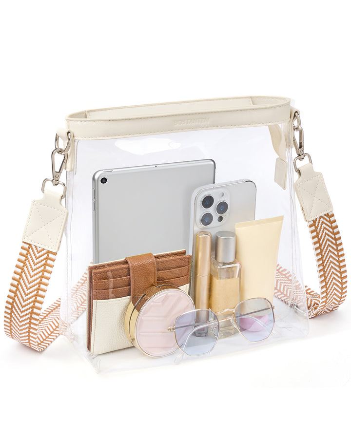 Clear Stadium Crossbody Shoulder Bag — Concert & Festival Approved