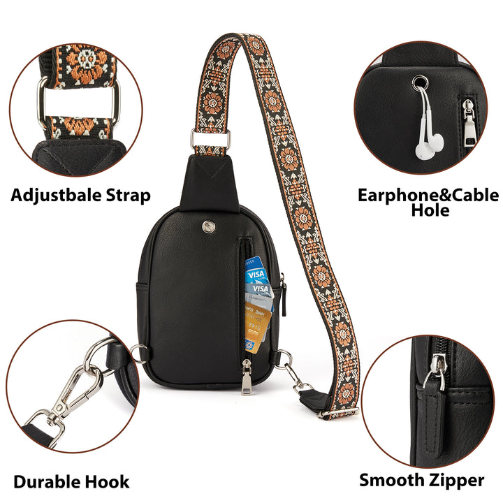 Aurora Anti-Theft Bohemian Shoulder Strap Crossbody Bag