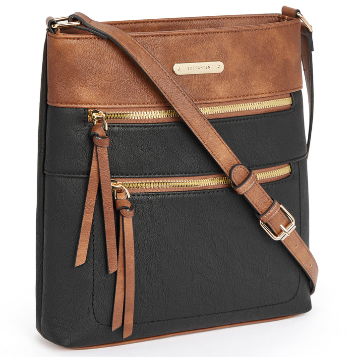 Lotty Floral Embroidered Leather Tote with Shoulder Strap