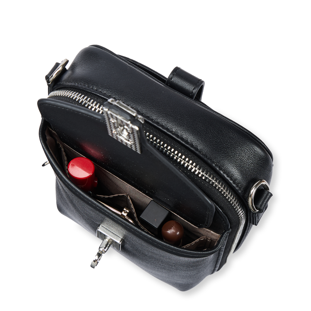 Nevin Vegetable-Tanned Genuine Leather Crossbody Phone Bag