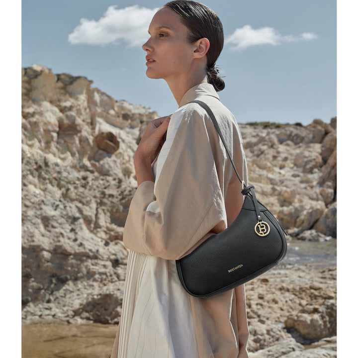 KWELI Trendy Crescent Women Shoulder Bag