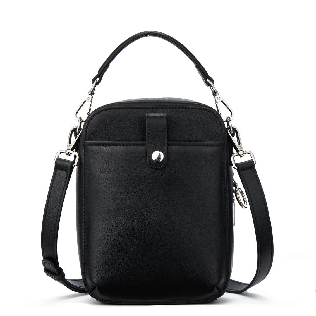 Nevin Vegetable-Tanned Genuine Leather Crossbody Phone Bag