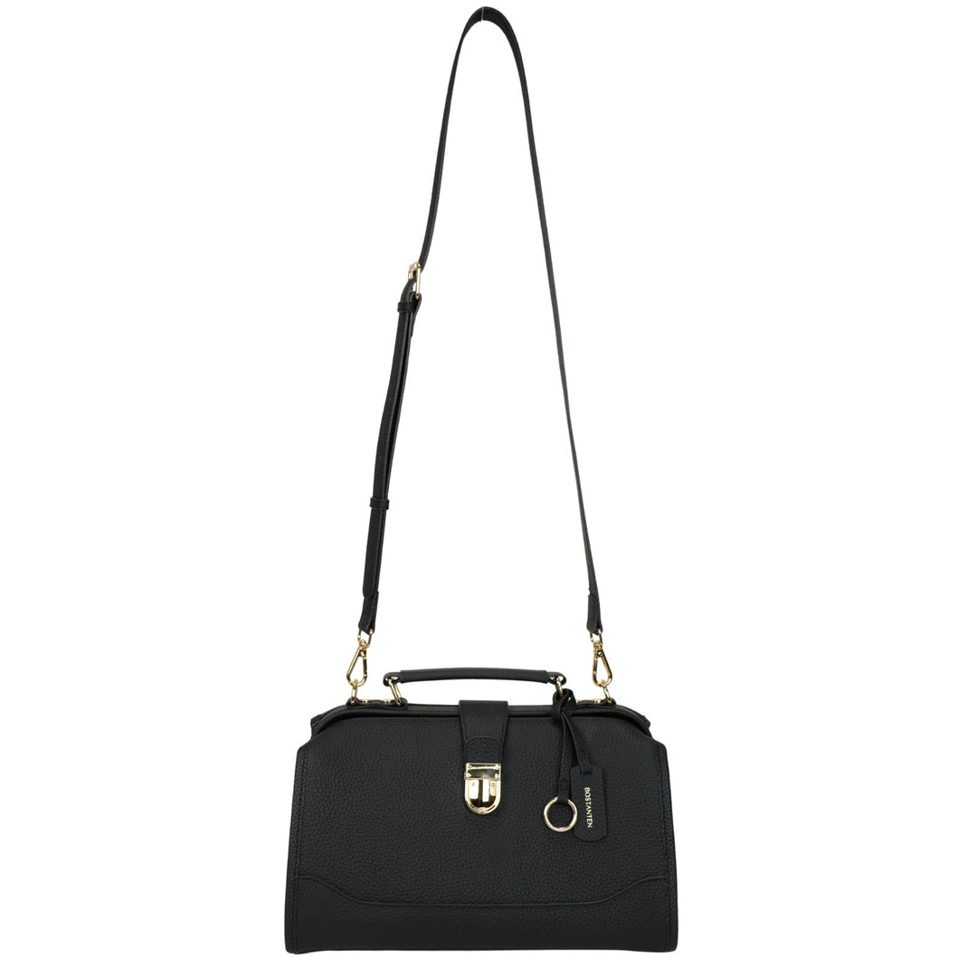 Timeless Grace Doctor Bag - Full Grain Pebble Leather