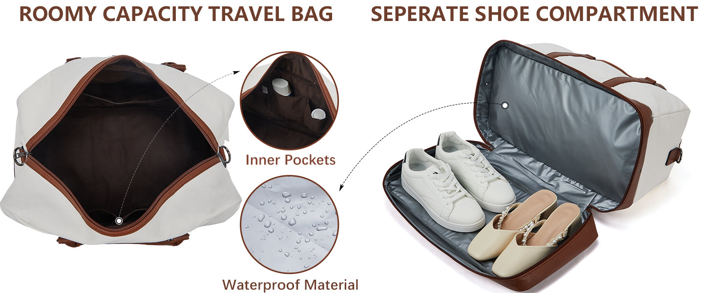 travel bag for mens with shoe compartment
