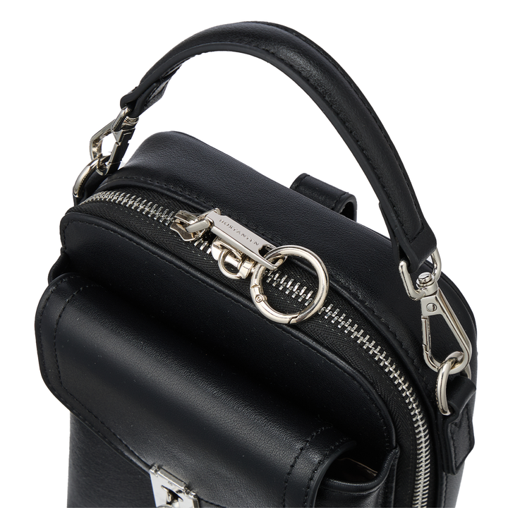 Nevin Vegetable-Tanned Genuine Leather Crossbody Phone Bag