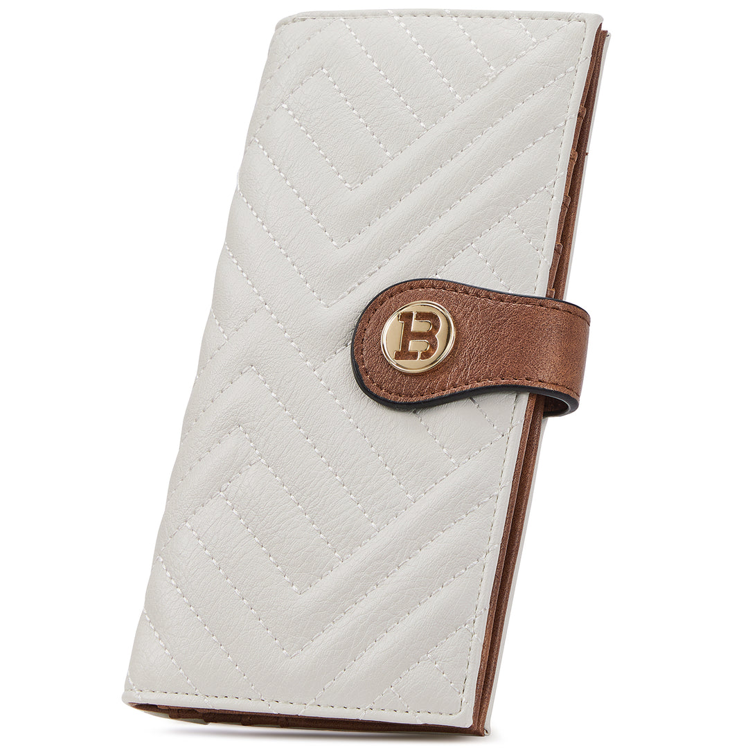 Luna Slim Quilted Leather Bifold Card Wallet