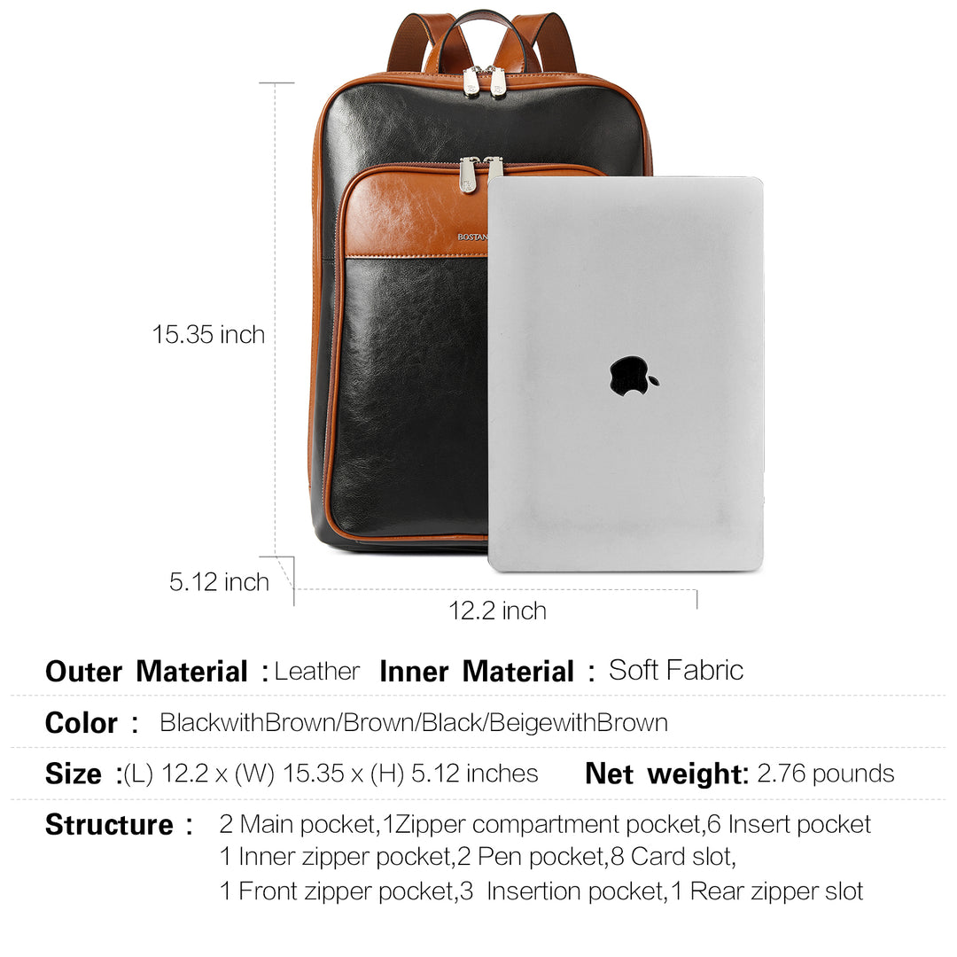 Large Genuine Leather Backpack Purse Large Genuine Leather Backpack Purse