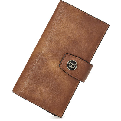 Lomy RFID Genuine Leather Wallet — Checkbook