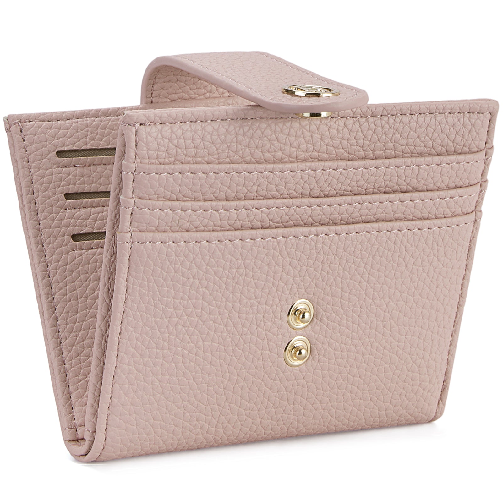 Lomy Slim Bifold Wallet – RFID Card Holder with Double Snap