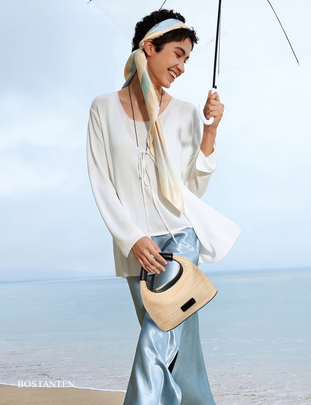 Cruze Raffia Clutch & Crossbody Bag – Convertible DIY Belt