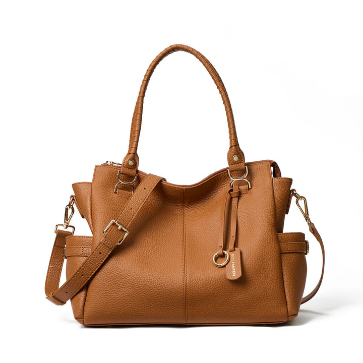 Nevin Genuine Pebbled Leather Everyday Carryall Tote