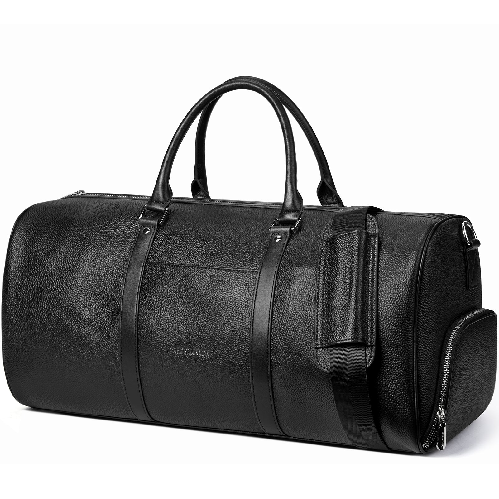 Vixen Black Leather Duffle Bag: A Luxurious and Durable Travel