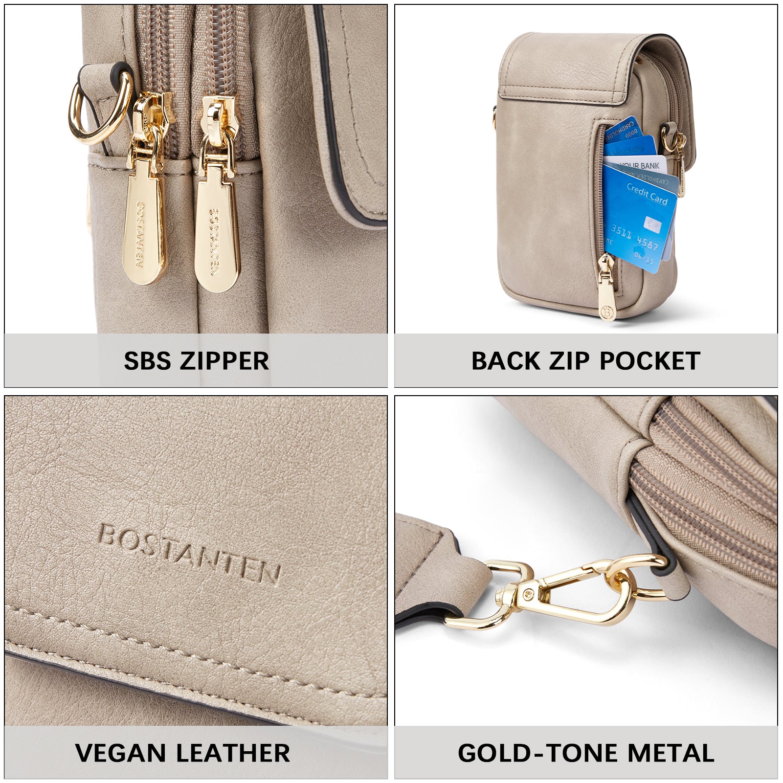 Phone Crossbody Bag With Guitar Strap - 8 Colors Available