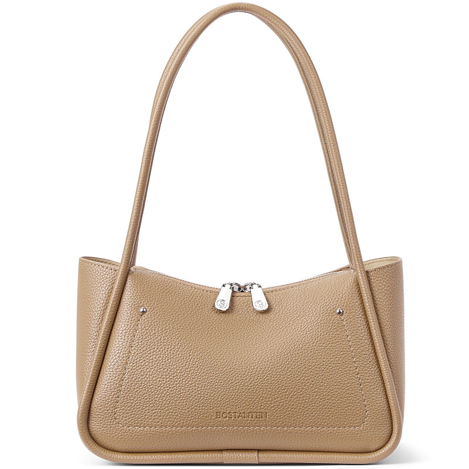 Claire Arc Silhouette Leather Tote Handbag