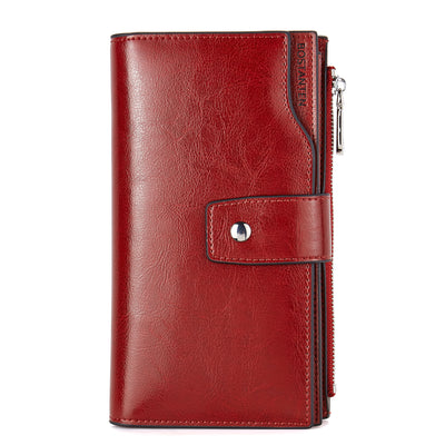 Lnna Genuine Leather RFID Wallets With Checkbooks —  Cash Cluth