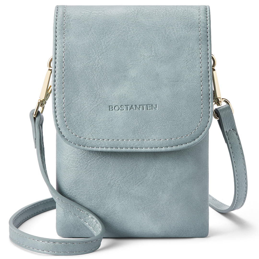 Evelyn Leather Crossbody Phone Wallet For Women —— Boudoir Style