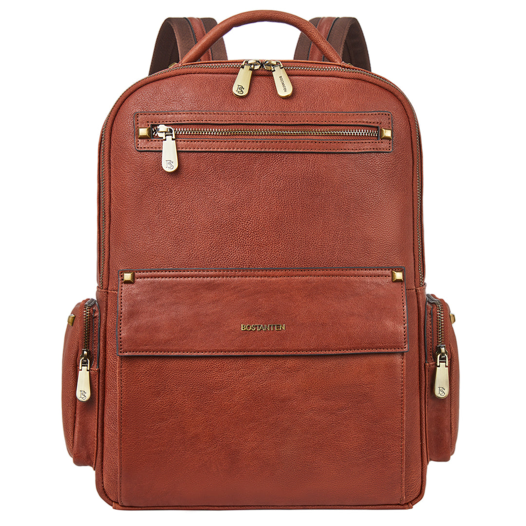 chusan leather backpack Vrba Genuine Purse Courage Outdoor Mens Classic Leather Backpack with