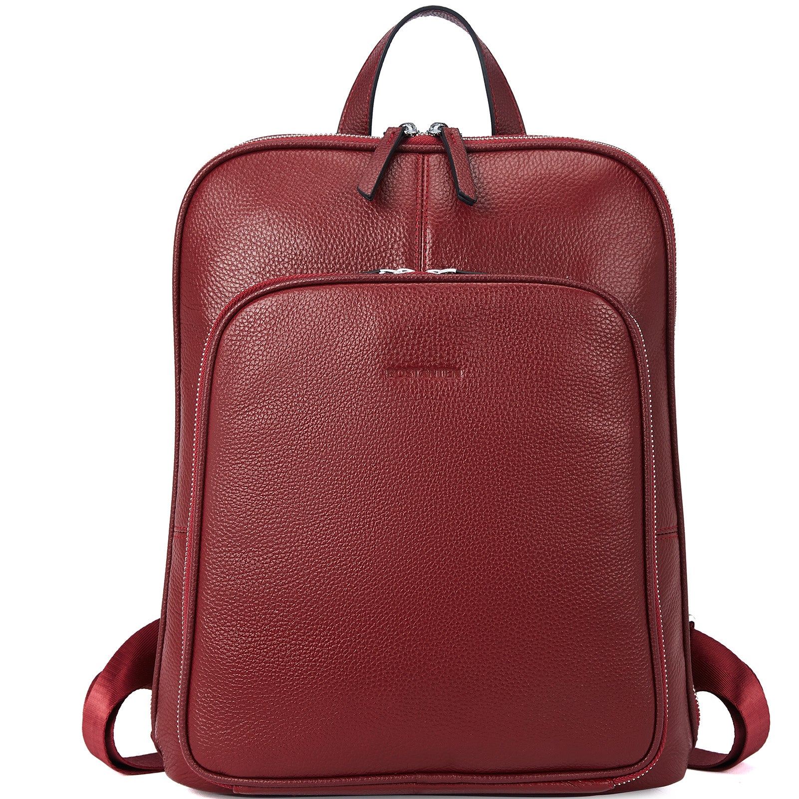 Ladies PU Leather Maroon Backpack, 5 KG, Number Of Compartments: 4 at Rs  358 in New Delhi