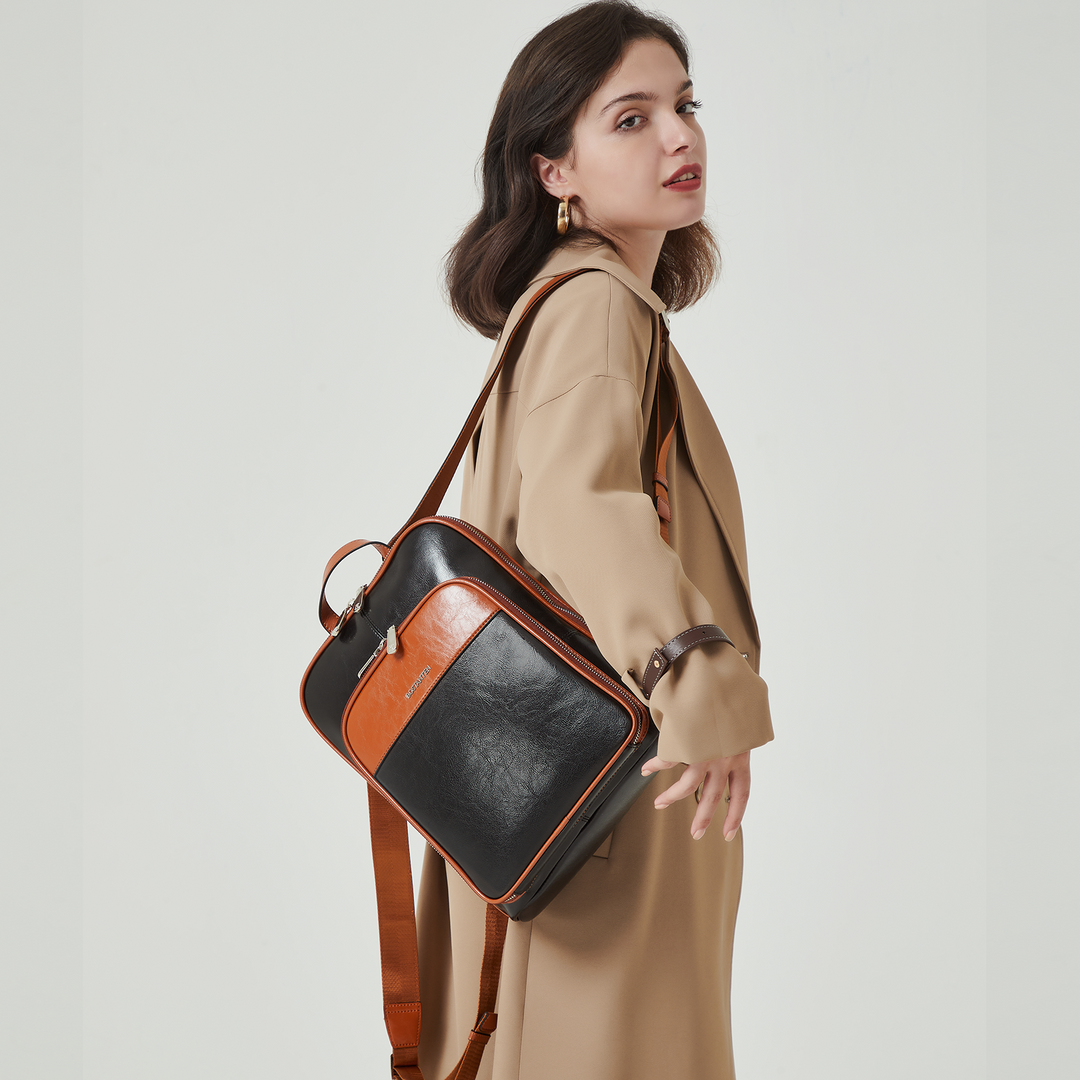 bostanten women's genuine leather backpack Vrba Genuine Leather Backpack Purse — Bostanten – BOSTANTEN