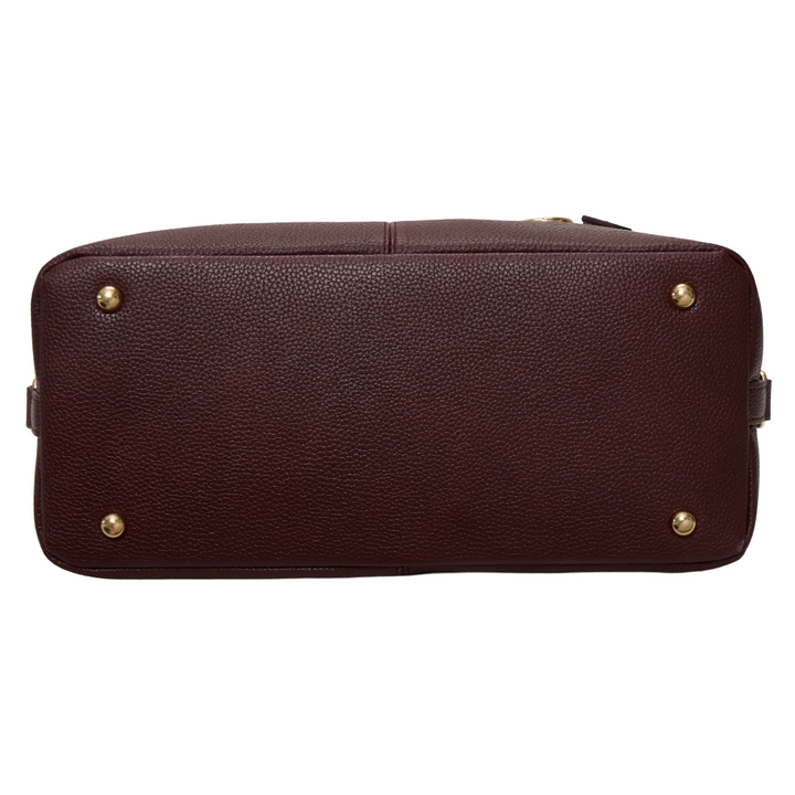 Nevin Genuine Leather Boston Handbag