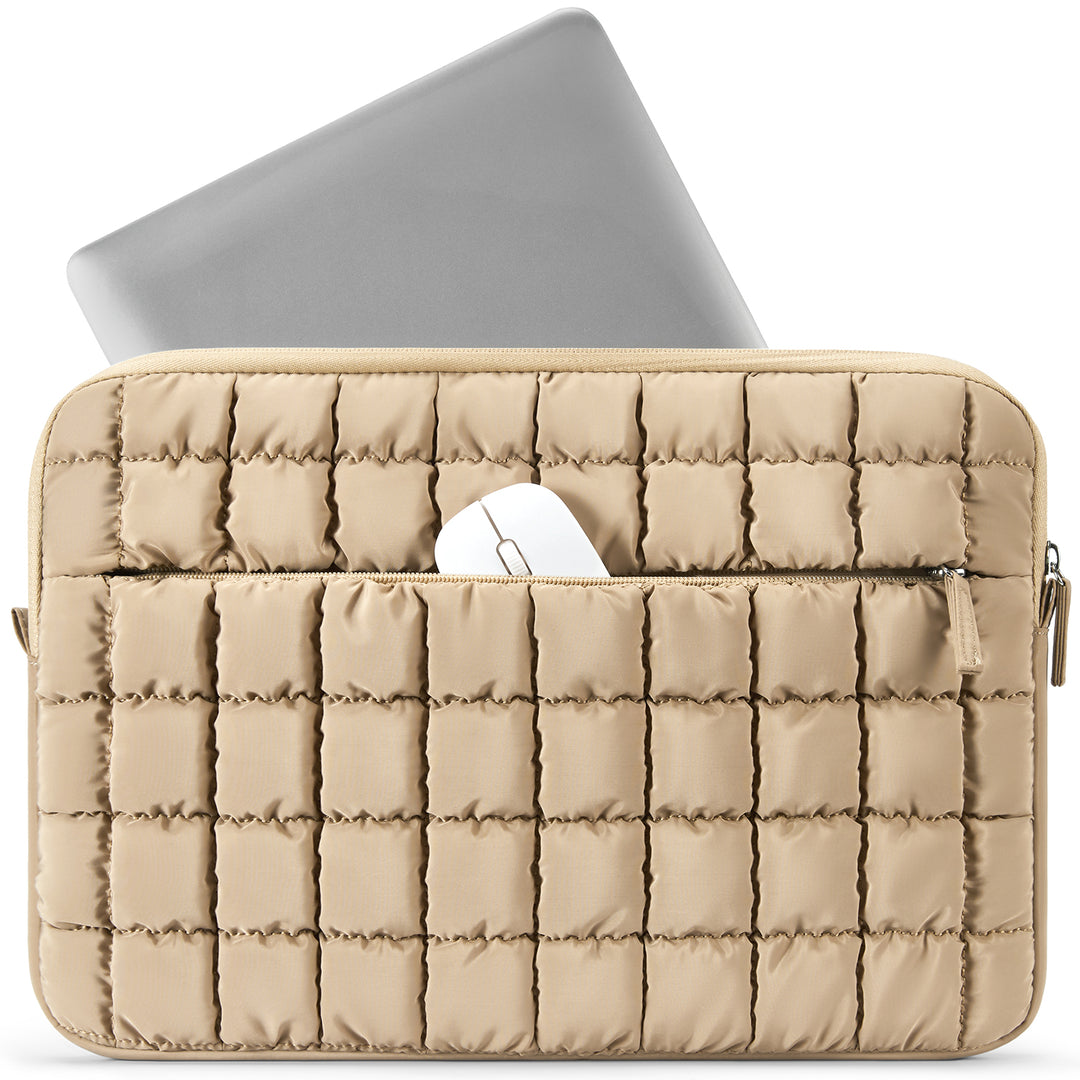 backpack padded laptop sleeve Protective Case Quilted Puffy Laptop Sleeve
