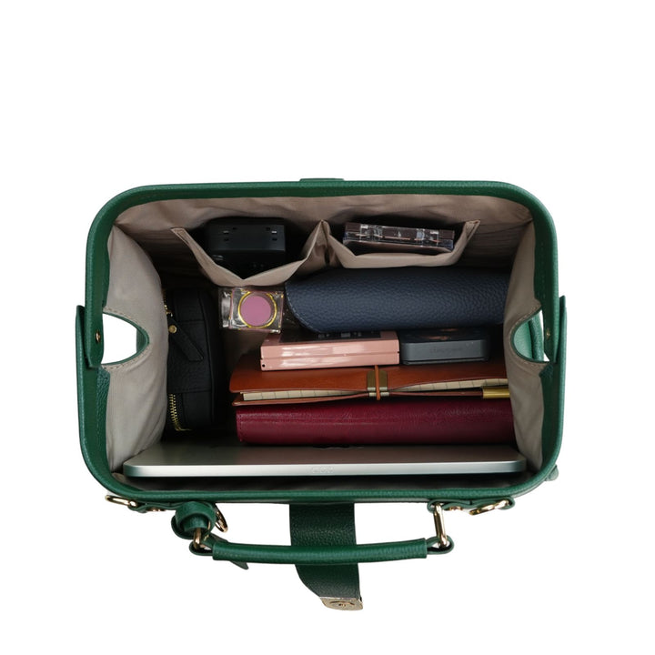 Timeless Grace Doctor Bag - Full Grain Pebble Leather