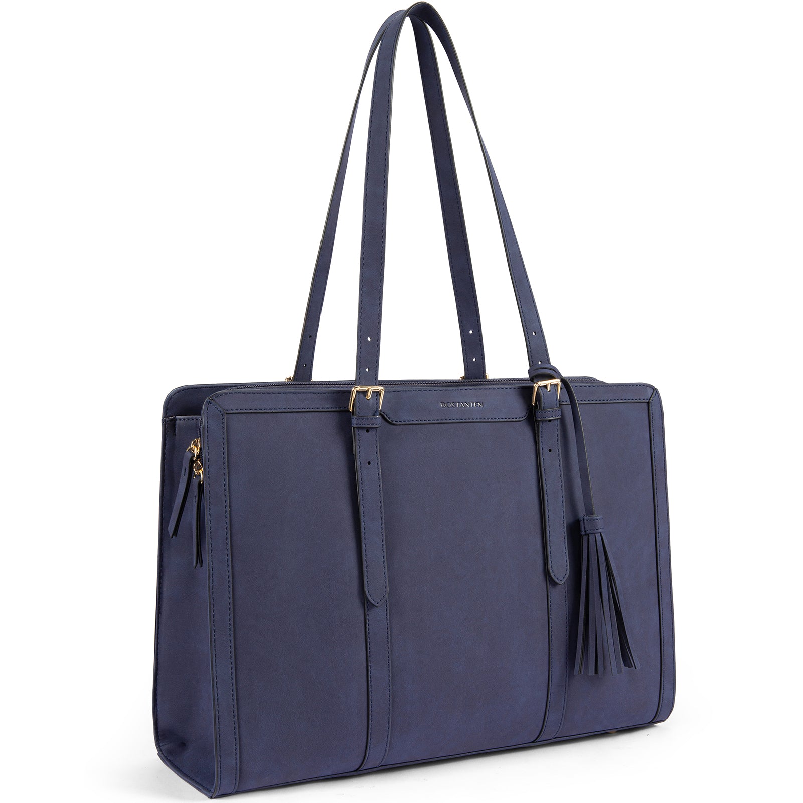 Professional 15.6 inch Leather Briefcase Business Office Purse
