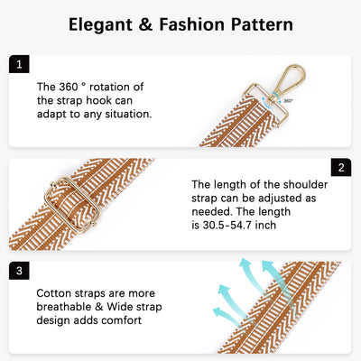 Fashionable and Detachable Wide Shoulder Strap