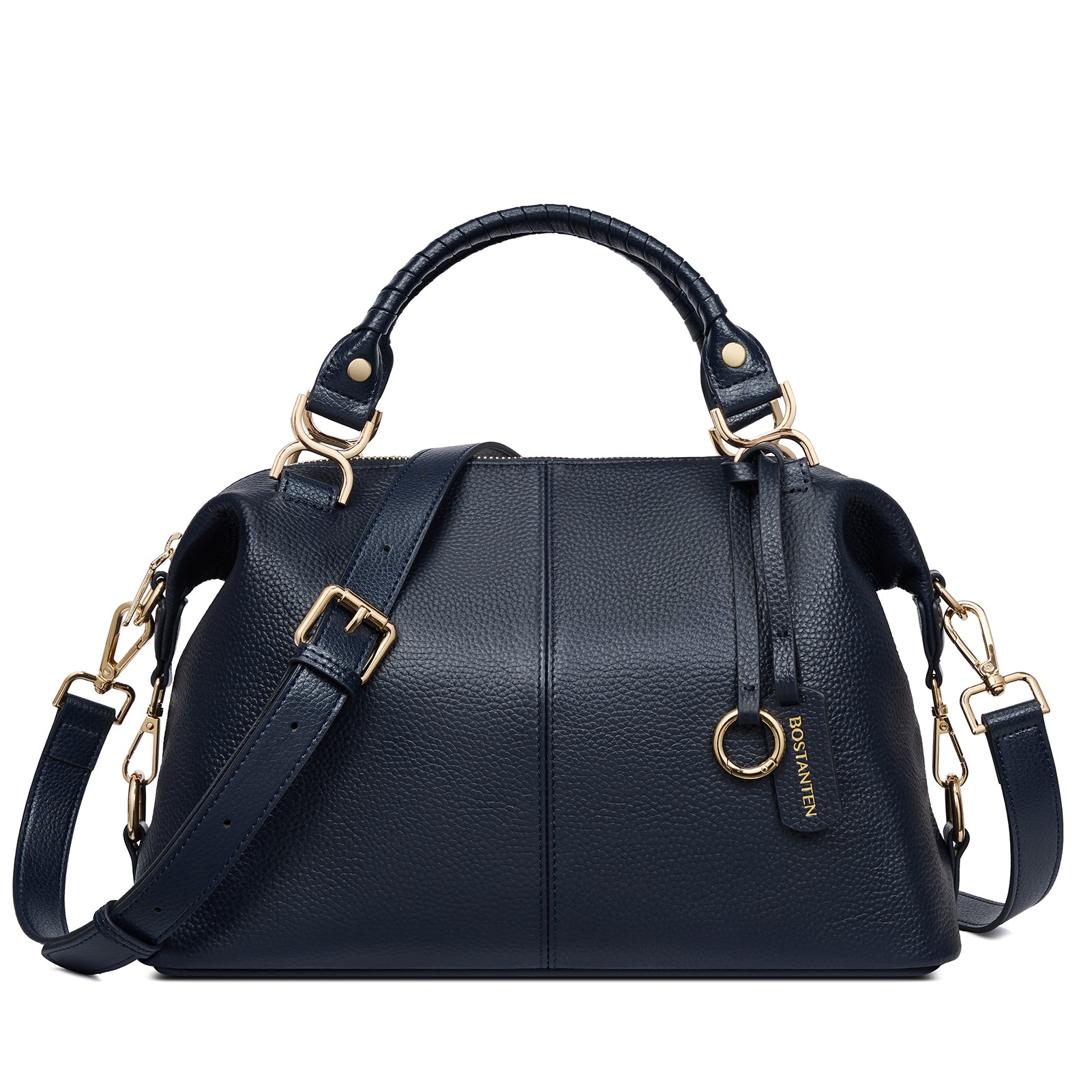 Nevin Genuine Leather Boston Handbag – BOSTANTEN