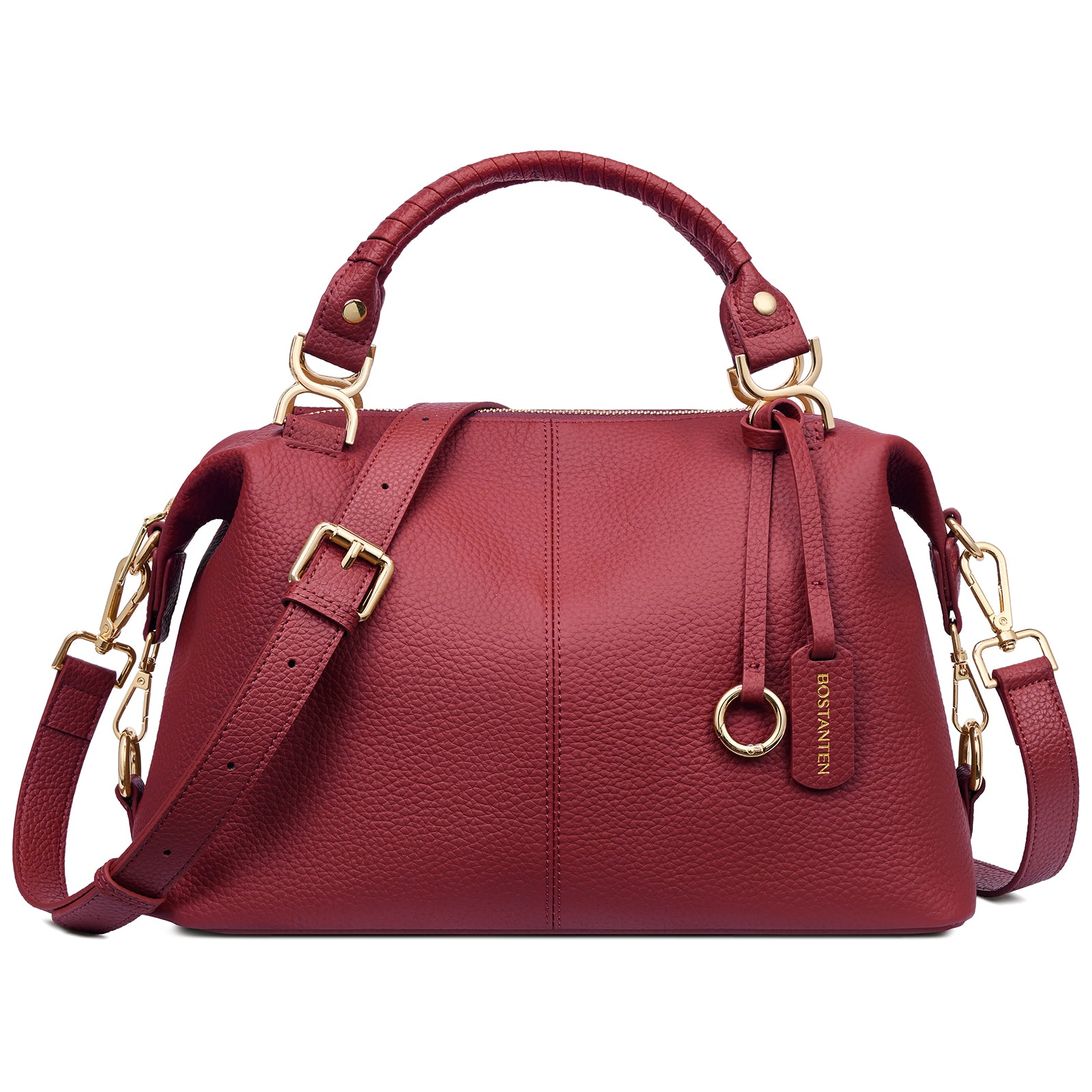 Nevin Genuine Leather Boston Handbag – BOSTANTEN