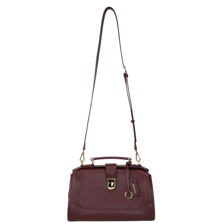 Timeless Grace Doctor Bag - Full Grain Pebble Leather