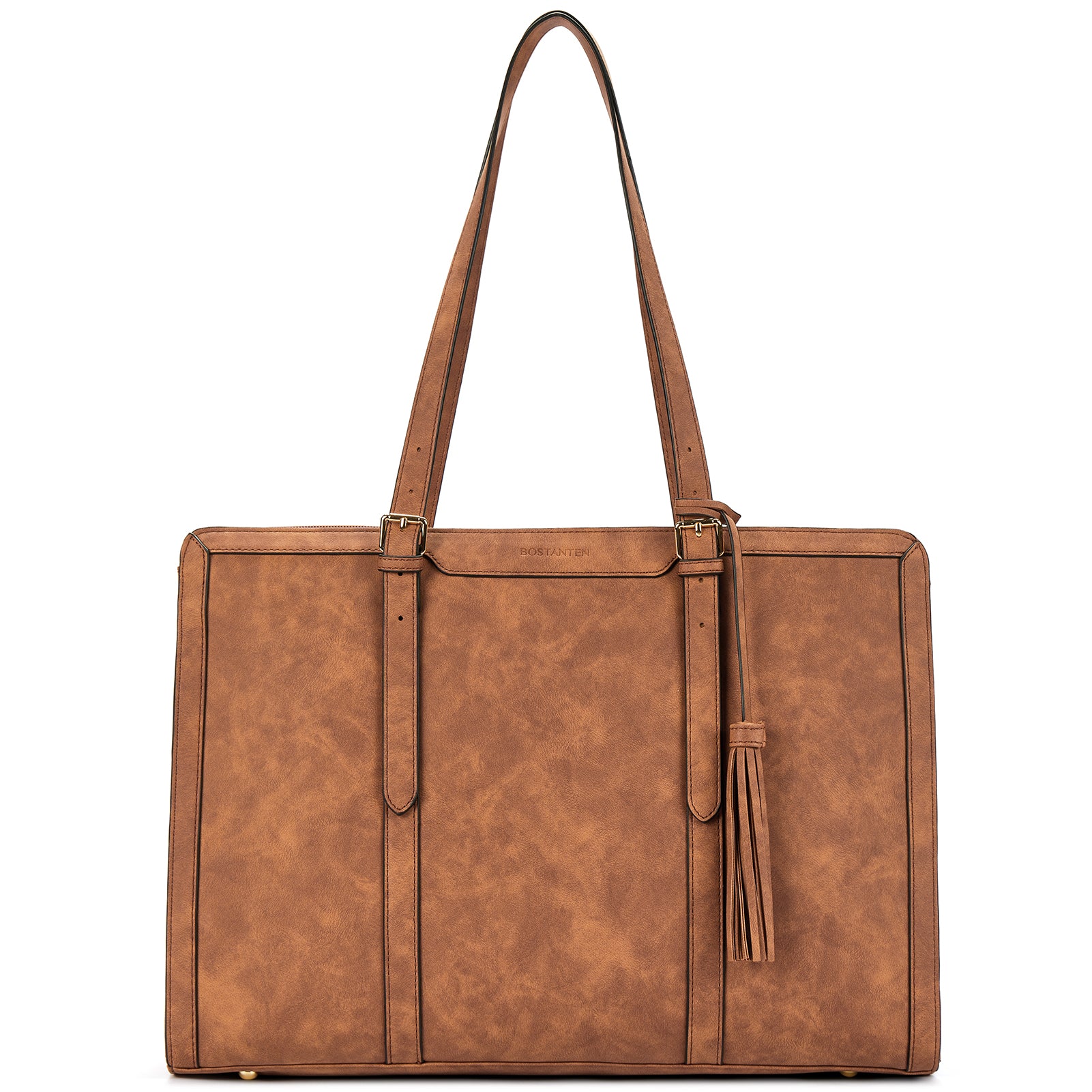 Amazon.com: BOSTANTEN Laptop Tote Bag for Women Canvas Work Bag Professional  15.6 inch Briefcase Large Capacity Handbag Slim Business Office Purse :  Electronics