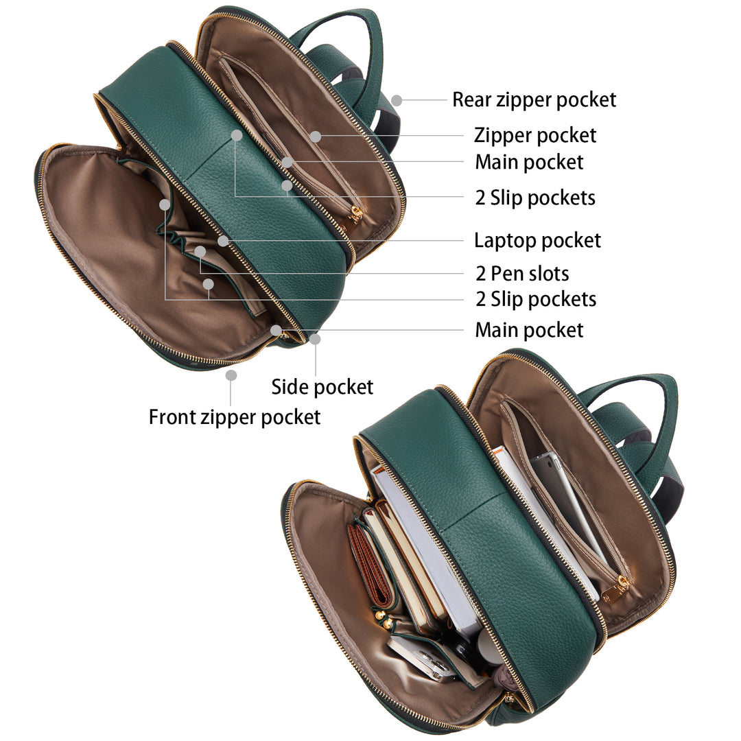 Stilvoller und funktionaler Designer-Laptop-Rucksack für Damen