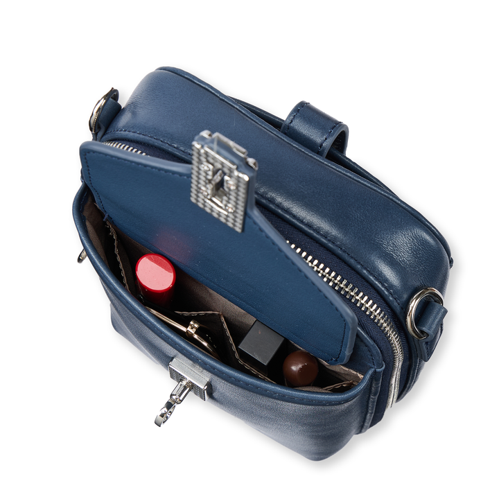 Nevin Vegetable-Tanned Genuine Leather Crossbody Phone Bag