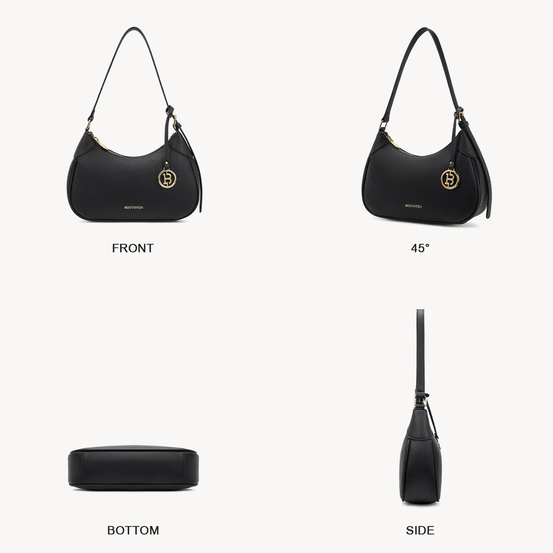 KWELI Trendy Crescent Women Shoulder Bag