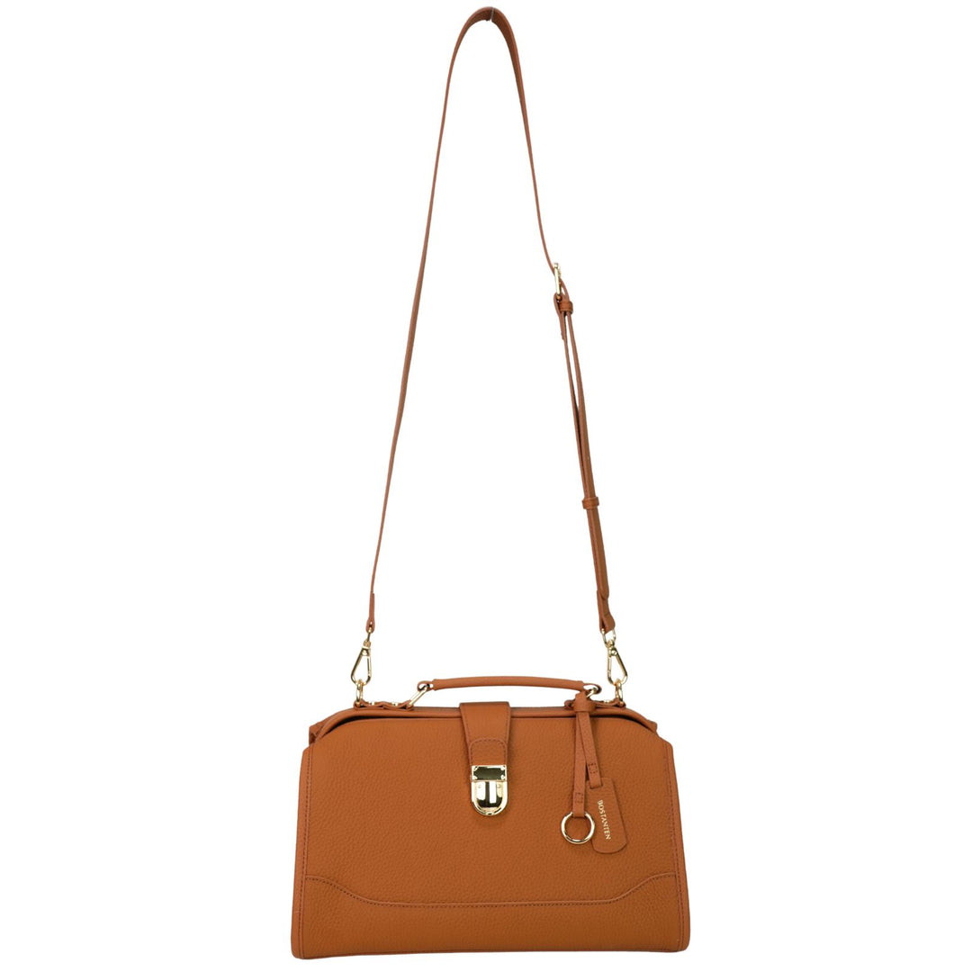 Timeless Grace Doctor Bag - Full Grain Pebble Leather
