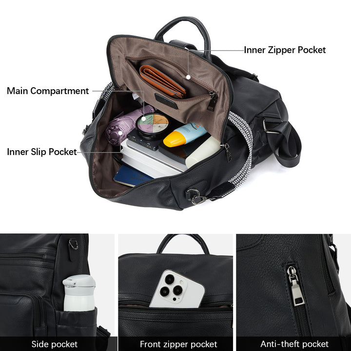 Nombongo Large Convertible Backpack Travel Bag