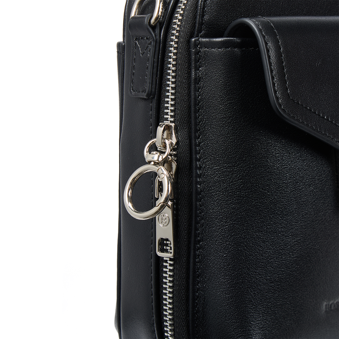 Nevin Vegetable-Tanned Genuine Leather Crossbody Phone Bag