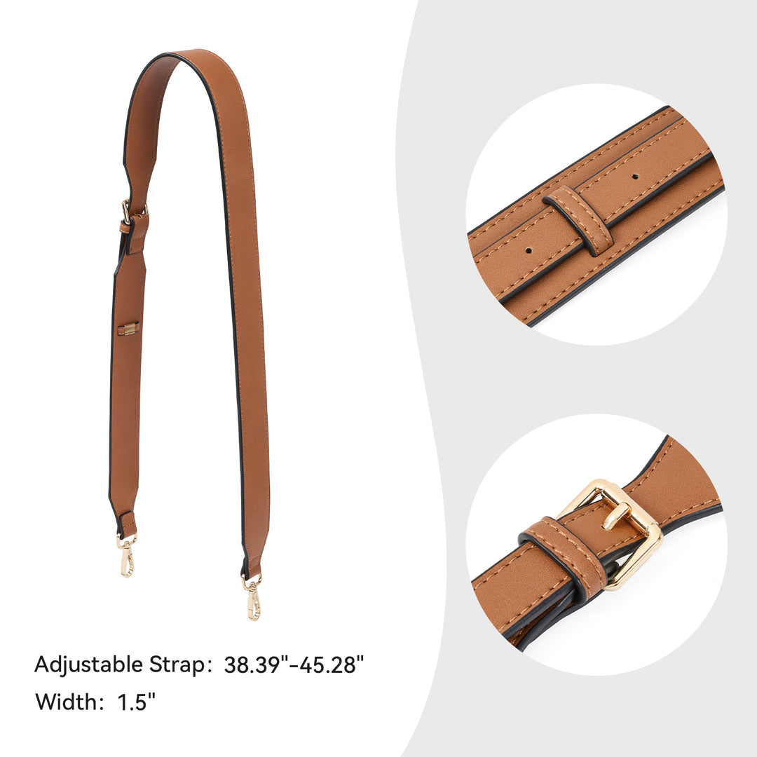 Extra Wide Leather Strap - More Comfortable
