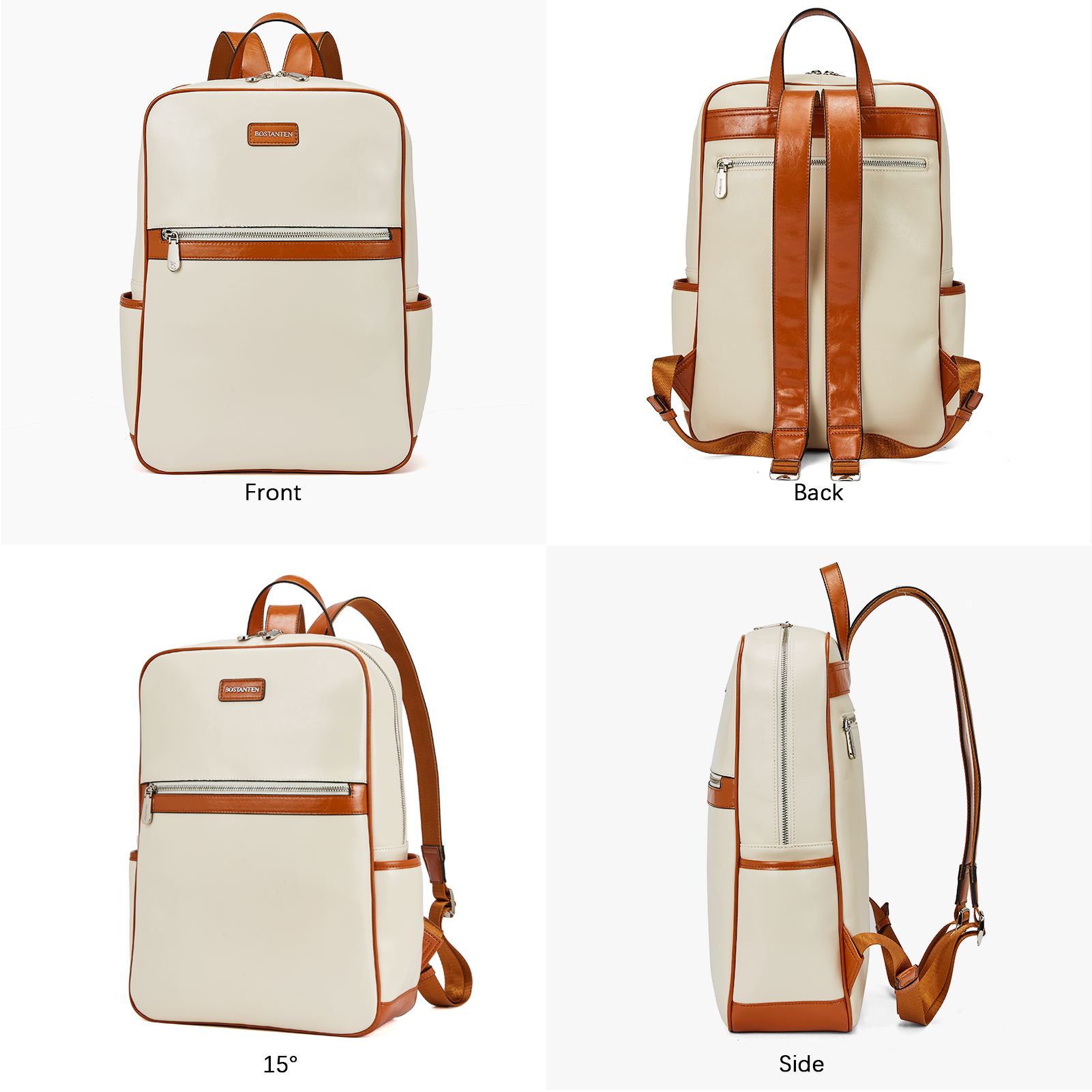 Vrba Leather Handbags Backpack — Bostanten – BOSTANTEN
