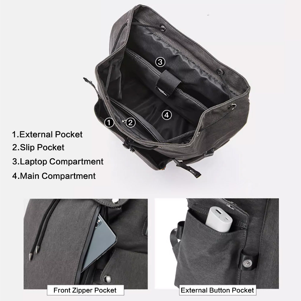 active laptop backpack Canvas Pro Travel & Commuter 15.6'' Laptop Backpack
